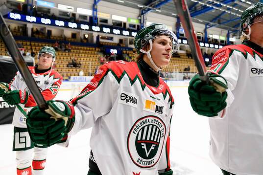 Frölundas Ivar Stenberg jublar