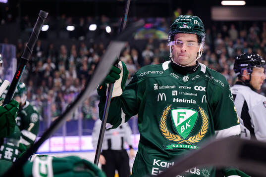 Färjestads Viktor Lodin deppar