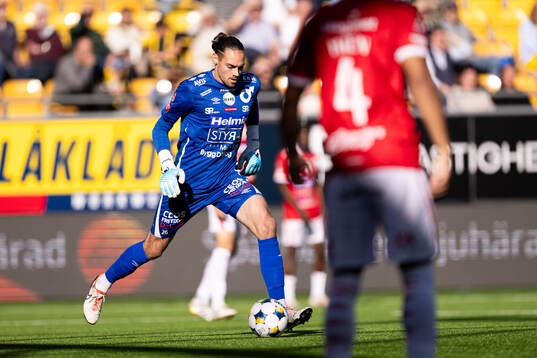Degerfors målvakt Matvei Igonen