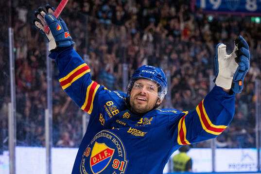 Djurgårdens Jacob Josefson jublar