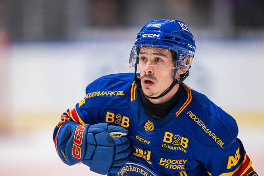 Djurgårdens Charles Hudon jublar