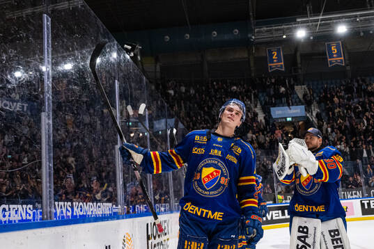 Djurgårdens Håvard Salsten jublar