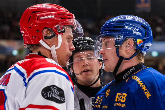 Timrås Albin Sundin och Djurgårdens David Blomgren