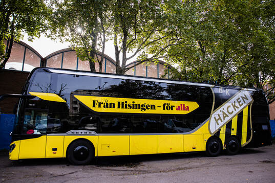 Häckens spelarbuss
