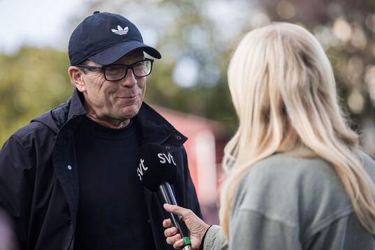 Damlandslagets förbundskapten Tony Gustavsson