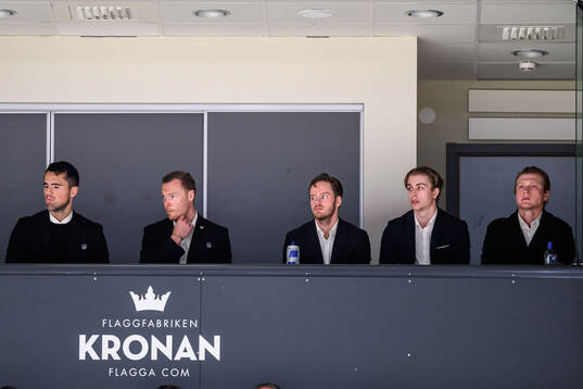 Rögles klubbchef Alem Bibic, sportchef junior Linus
