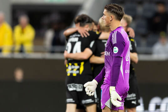 IFK Norrköpings målvakt David Andersson deppar