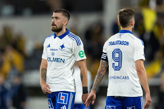 IFK Norrköpings Tim Prica och Arnor Traustason deppar