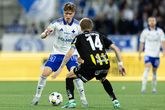 IFK Norrköpings Åke Andersson och Häckens Simon Gustafson