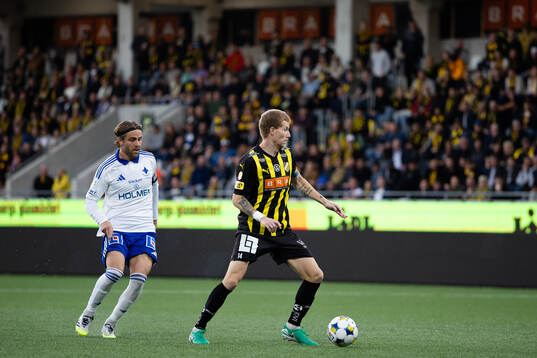 IFK Norrköpings Christoffer Nyman och Häckens Simon