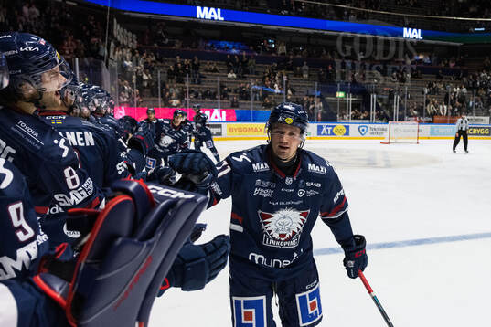 Linköpings Eskild Bakke Olsen jublar