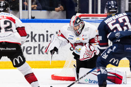 Malmö Redhawks målvakt Marek Langhamer