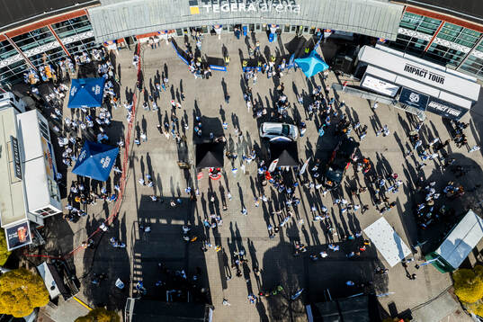 Tegera Arena och Impact tour