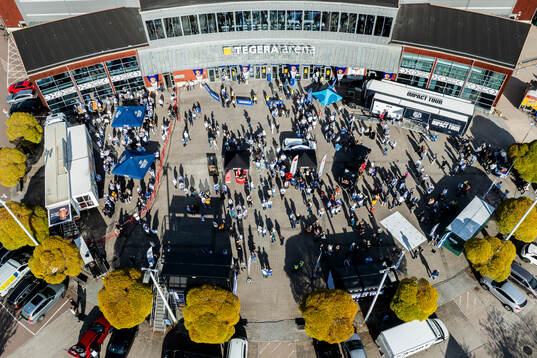 Tegera Arena och Impact tour