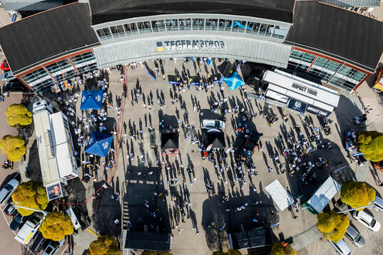 Tegera Arena och Impact tour