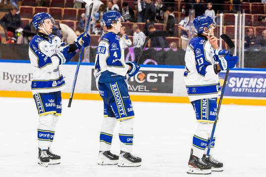 Leksands Fred Nilsson och Tinus Luc Koblar och Jon Knuts