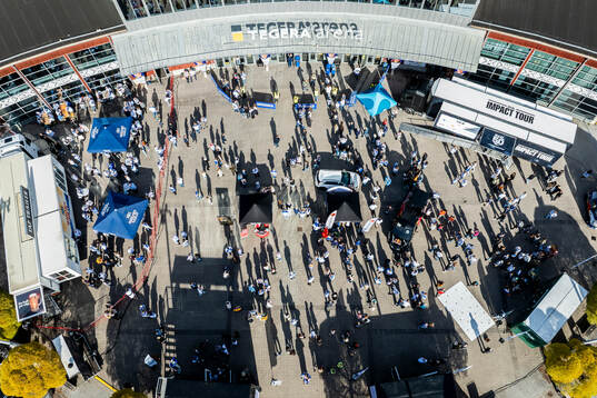 Tegera Arena och Impact tour