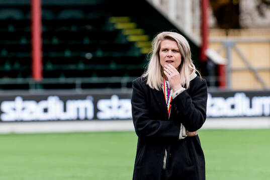 Rosengårds sportchef Emelie Lundberg deppar