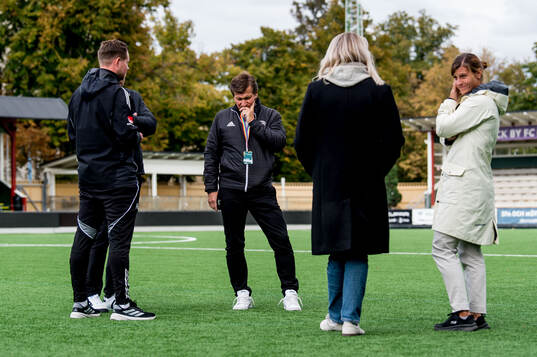 Rosengårds tränare Martin Qvarmans Möller, ordförande