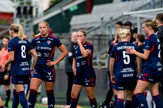Rosengårds spelare deppar