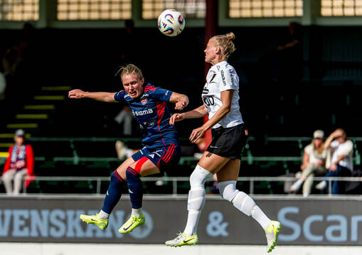 Rosengårds Emilia Larsson och Brommapojkarnas Amanda Wulff
