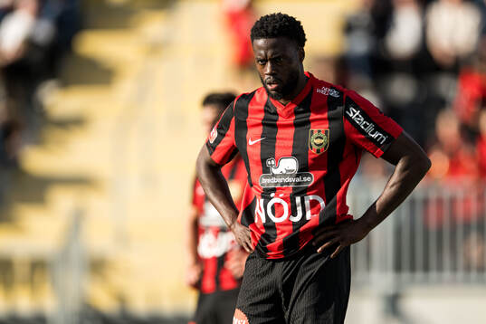 Brommapojkarnas Isak Ssali Ssewankambo deppar