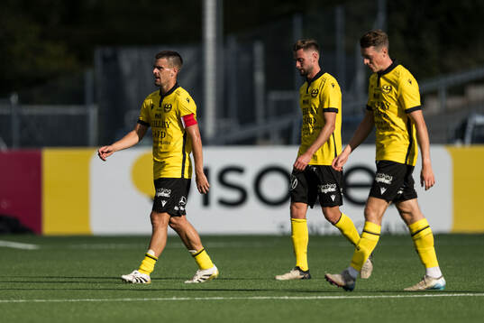 Mjällbys Jesper Gustavsson, Uba Charles Nwokoma och Elliot