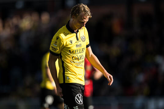 Mjällbys Alexander Johansson deppar