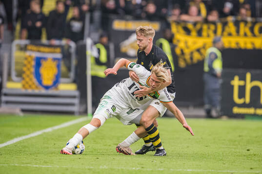 GAIS Rasmus Niklasson Petrovic och AIKs Eskil Edh