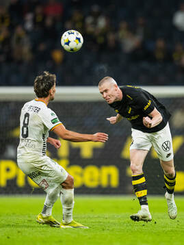 GAIS William Milovanovic och AIKs Thomas Poppler Isherwood
