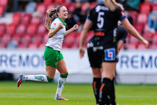 Hammarbys Vilde Hasund jublar