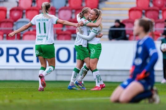 Hammarbys Anna Jøsendal jublar