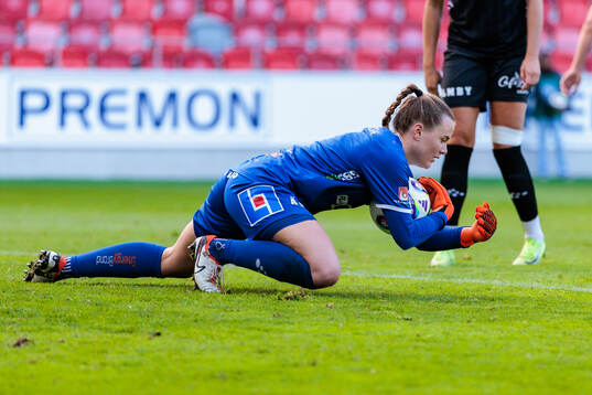 Växjö DFFs målvakt Maja Bay Østergaard