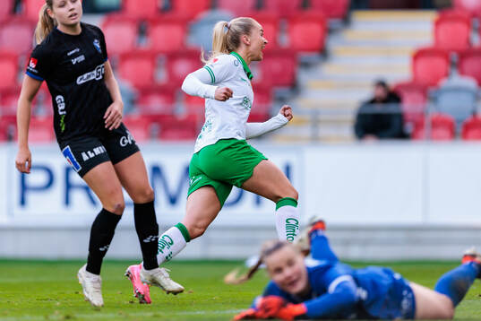 Hammarbys Anna Jøsendal jublar