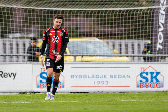 Östersunds Jamie Ryan Hopcutt deppar