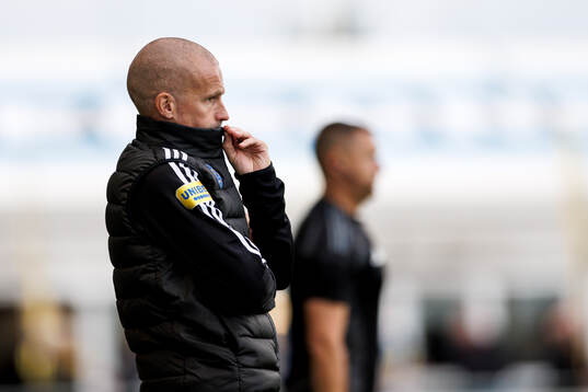Falkenbergs tränare Christoffer Andersson