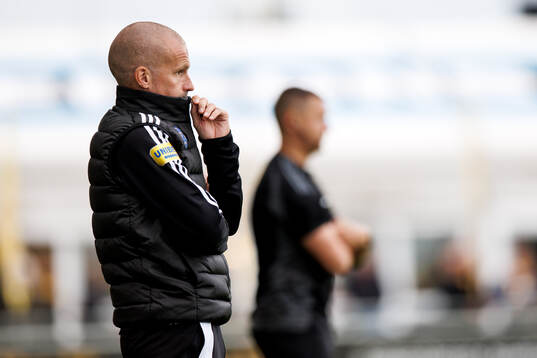 Falkenbergs tränare Christoffer Andersson