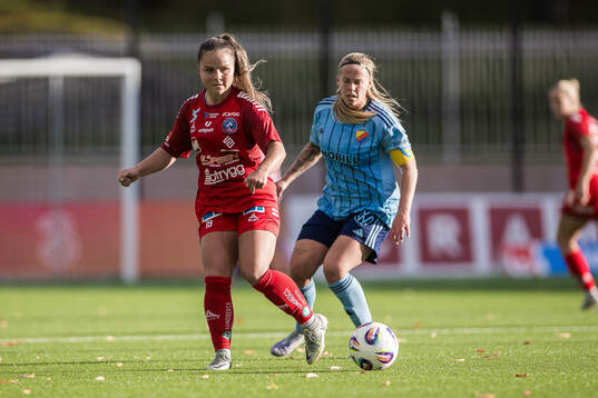 Linköpings Keera Michele Melenhorst och Djurgårdens