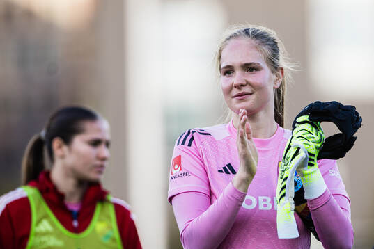 Djurgårdens målvakt Elvira Björklund