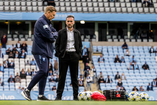 Malmö FFs assisterande tränare Peter Wettergren och