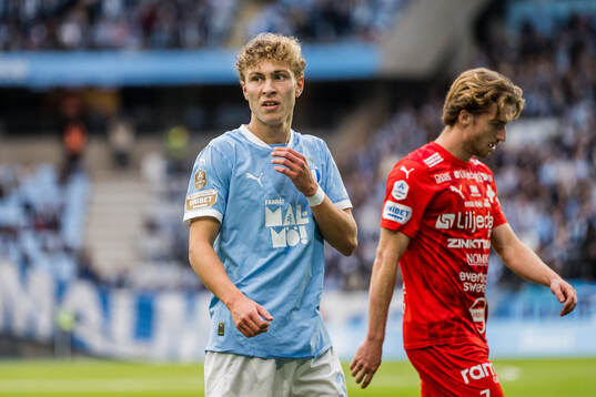 Malmö FFs Hugo Bolin deppar