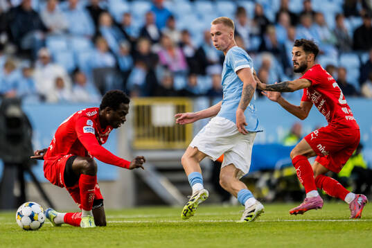 Malmö FFs Daniel Gudjohnsen