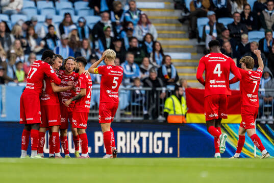 Värnamos Ajdin Zeljkovic jublar