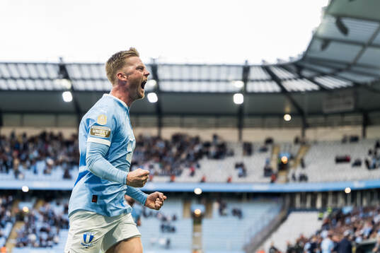 Malmö FFs Anders Christiansen jublar