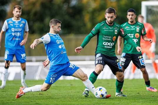 Oddevolds Liridon Kalludra och Varbergs Erion Sadiku