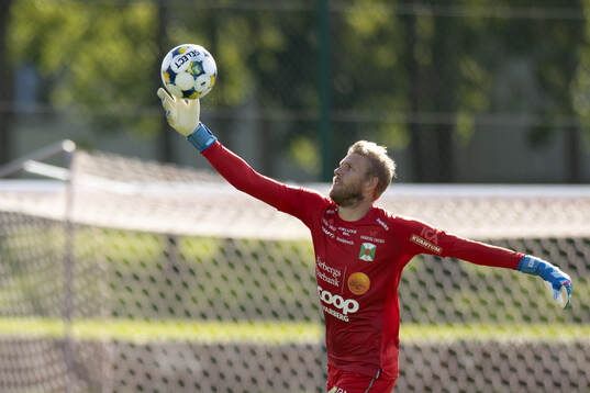 Varbergs målvakt Fredrik Andersson