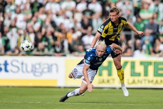 Halmstads André Boman och Hammarbys Frederik Winther