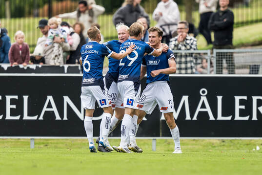 Halmstads Villiam Granath jublar