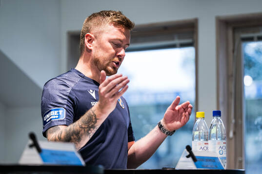 Halmstads tränare Johan Lindholm