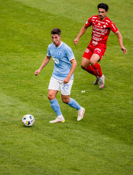 Malmö FFs Lasse Berg Johnsen och Värnamos Mohammad